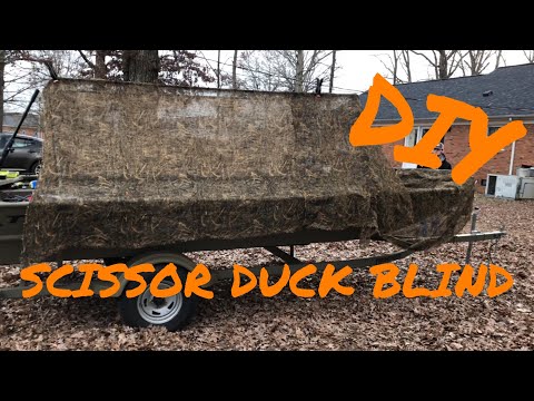 DIY Duck Blind On A Boat