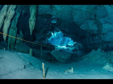 Cenote diving, Dos Ojos. Mexico