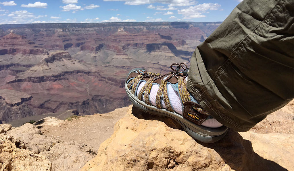 hiking sandals grand canyon
