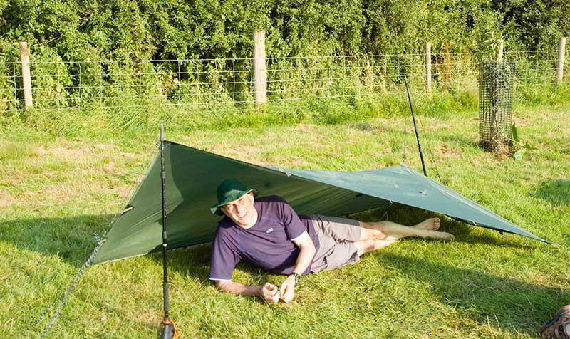 using a tarp for camping
