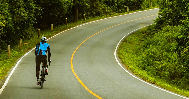 cycling uphill