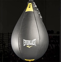 Everlast Poire De Vitesse Kangaroo En Cuir - Pour Entraînement Boxe, Développe Coordination & Réflexes
