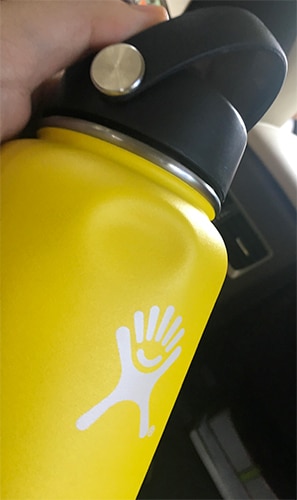 How to fix a dent in a Hydroflask 