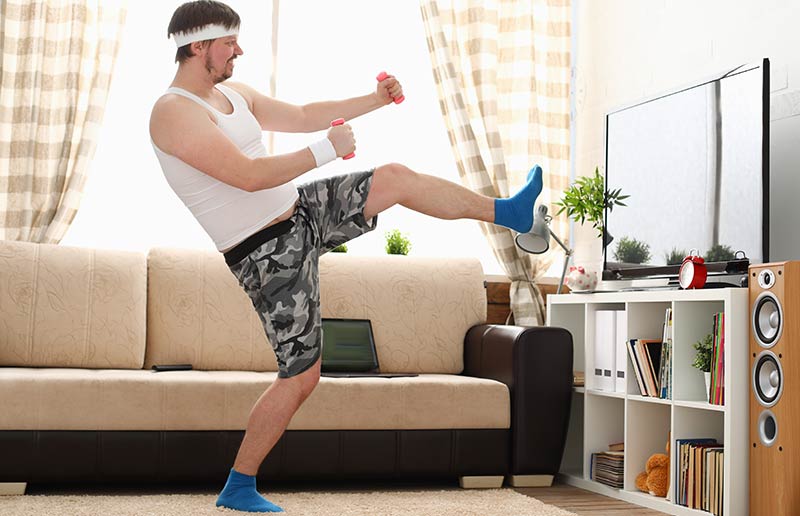 Exercises To Do While Watching TV & The Best TV Exercise Equipment