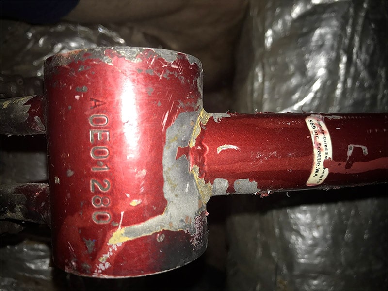 bmx bike serial number