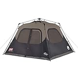Coleman 6-Person Cabin Tent with Instant Setup | Cabin Tent for Camping Sets Up in 60 Seconds