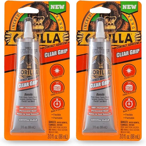 Can You Glue Your Boot Sole Back On With Gorilla Glue? (Quick Hiking Shoes Fix) 3 Gorilla Clear Grip Contact Adhesive, Waterproof, 3 ounce, Clear, (Pack of 2)