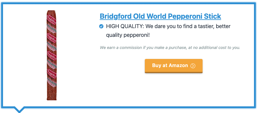 What Is Old World Pepperoni? 1 Bridgford Old World Pepperoni Stick