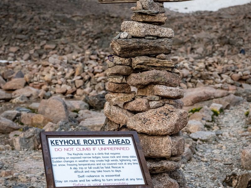 Best Hikes In Estes Park: Top Trails And Tips 4 Longs Peak Keyhole Route Warning Sign