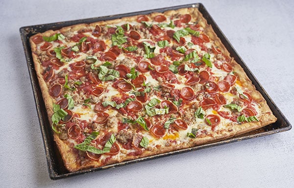 What's A Brooklyn Style Pizza? 1 brooklyn style pepperoni pizza