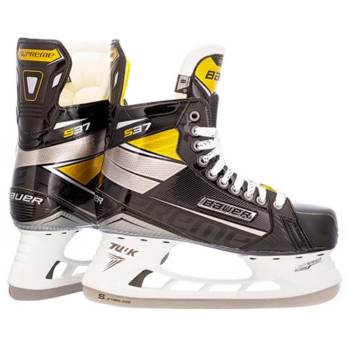 Best Hockey Skates For Wide Feet (2022) 7 BAUER SUPREME S37 ICE HOCKEY SKATES