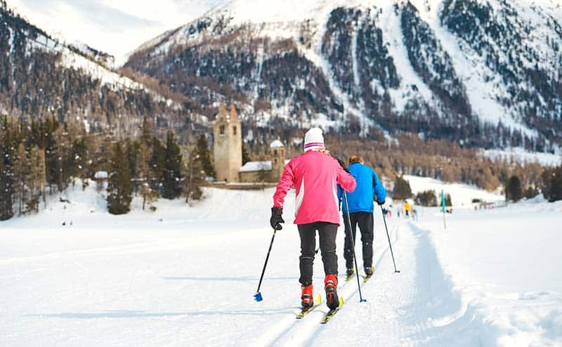 Getting Started With Cross-Country Skiing (Beginner's Guide) 1 people cross country skiing