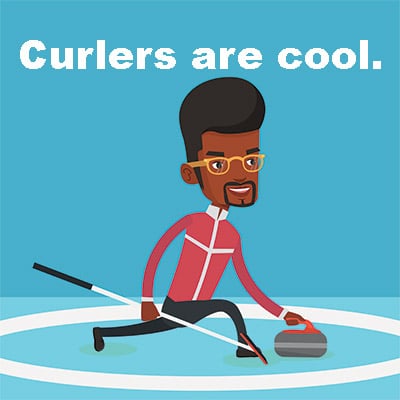 Curling Sport Puns For Some LOLs That Rock 4 curlers are cool pun