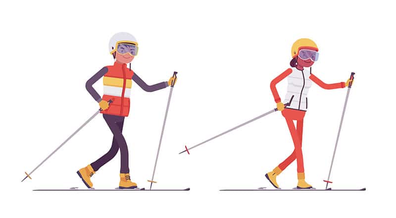 Cross-Country Skiing Quotes for Inspiration 1 xc ski art