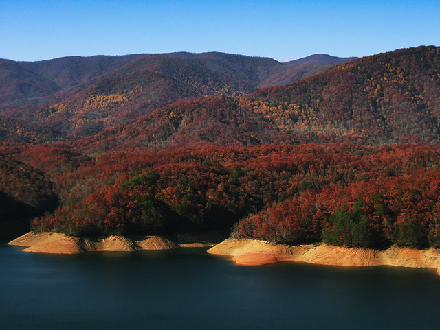 Top 15 Best Trails For Fall Bike Rides In The US 13 The views of Fontana Lake are breathtaking