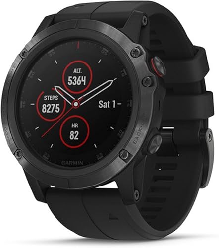 Get A Triathlon Watch To Track Your Cycling, Swims, and Runs 4 Garmin Fēnix 5X Plus, Ultimate Multisport GPS Smartwatch, Features Color Topo Maps And Pulse Ox, Heart Rate Monitoring, Music and Pay, Black with Black Band