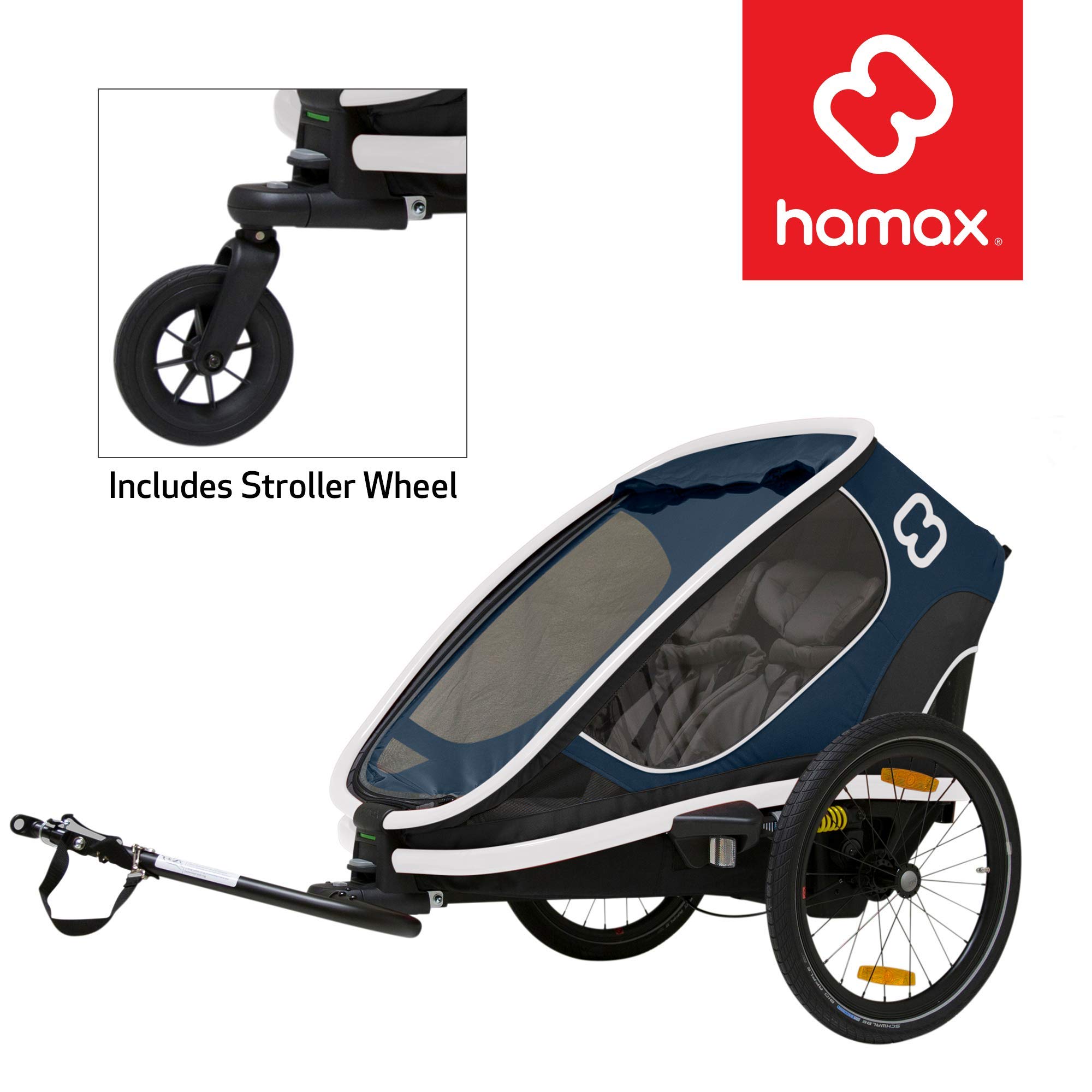 Hamax Outback Multi-Sport Child Bike Trailer + Stroller