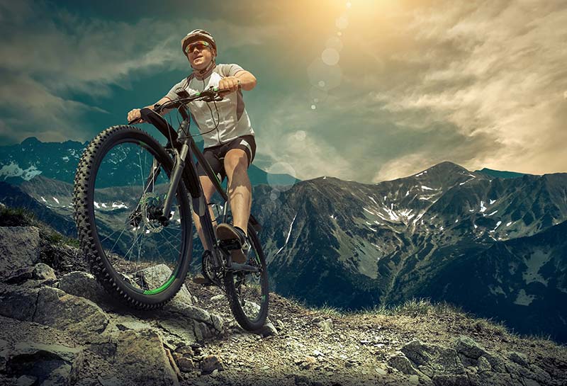 How Much Does A Good Mountain Bike Cost? 1 man mountain biking