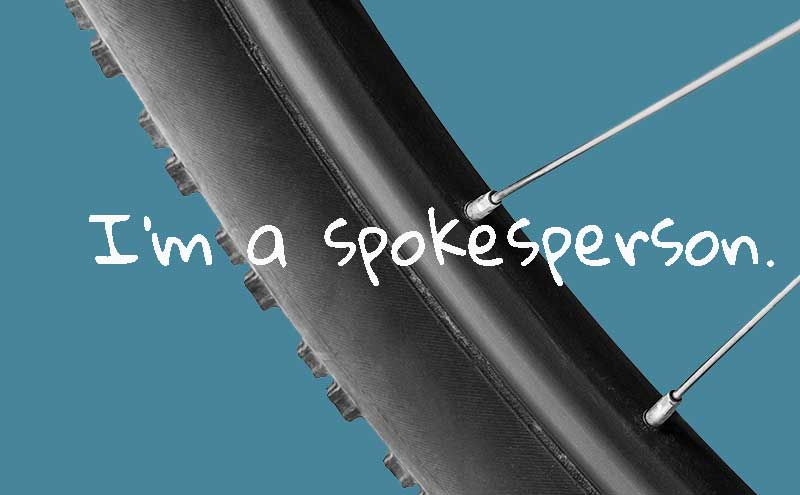 Bike Puns To Give Cyclists The LOLs 1 spokesperson